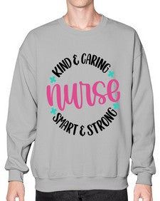 Kind Caring Nurse Style Style 1033# - nurse- Sweatshirt - Crew