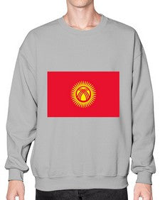 Kyrgyzstan 1103# - world flags- Sweatshirt - Crew