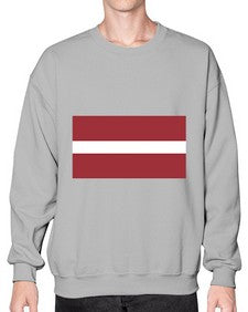 Latvia 1117# - world flags- Sweatshirt - Crew