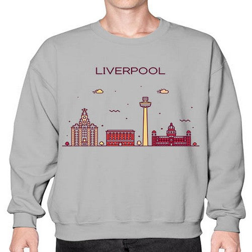 Liverpool 1153# - cities- Sweatshirt - Crew