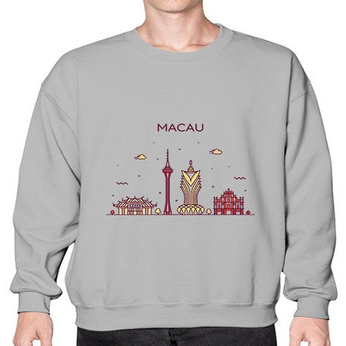 Macau 1198# - cities- Sweatshirt - Crew