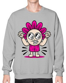 Mad flower 163# - cartoon general- Sweatshirt - Crew