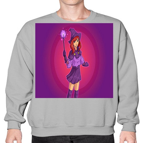 Magician school girl 181# - anime- Sweatshirt - Crew