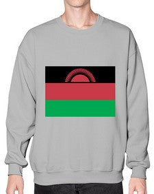 Malawi 1217# - world flags- Sweatshirt - Crew