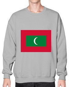 Maldives 1219# - world flags- Sweatshirt - Crew