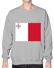 Malta 1222# - world flags- Sweatshirt - Crew