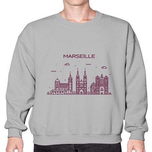 Marseille 1239# - cities- Sweatshirt - Crew