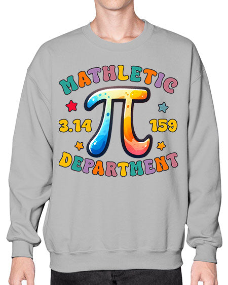 Mathletic Department Custom Pi Day 16# - pi- Sweatshirt - Crew