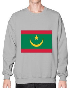 Mauritania 1260# - world flags- Sweatshirt - Crew