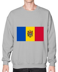 Moldova 1332# - world flags- Sweatshirt - Crew