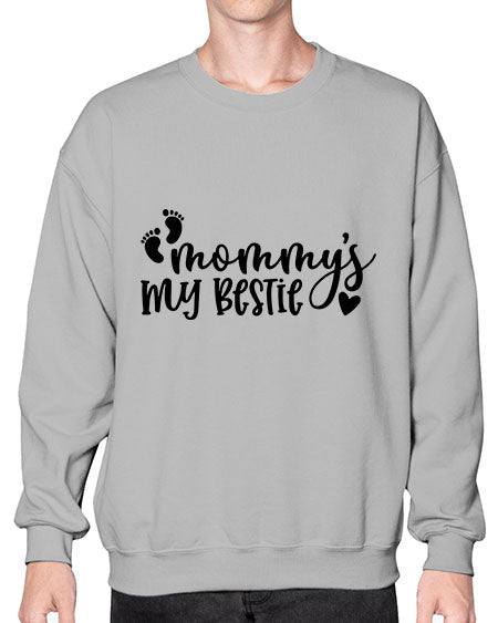 Mommys My Bestie Style 411# - baby- Sweatshirt - Crew