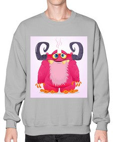 Monster 178# - cartoon animals- Sweatshirt - Crew