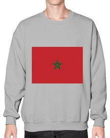 Morocco 1351# - world flags- Sweatshirt - Crew