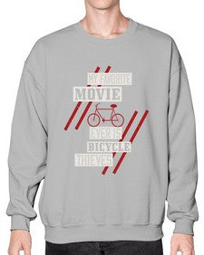 My favorite movie ever is Bicycle Thieves 1# - bicycle- Sweatshirt - Crew