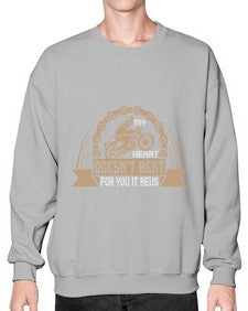 My heart doesnt beat for you it revs 48# - motorcycle- Sweatshirt - Crew