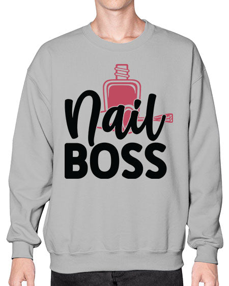 Nail Boss 1122# - nail tech- Sweatshirt - Crew