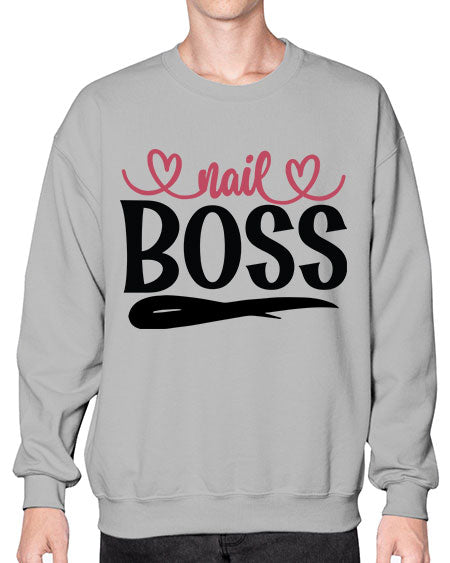 Nail Boss 1123# - nail tech- Sweatshirt - Crew