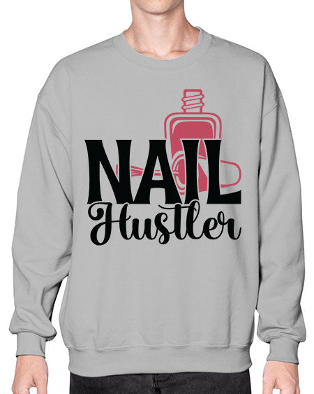 Nail Hustler 1124# - nail tech- Sweatshirt - Crew