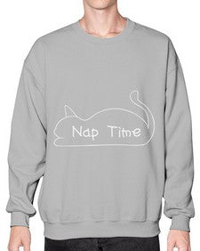 Nap Time - cats- Sweatshirt - Crew