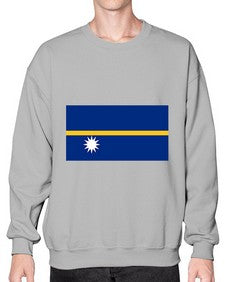 Nauru 1419# - world flags- Sweatshirt - Crew