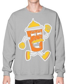 Never too old 197# - cartoon food- Sweatshirt - Crew