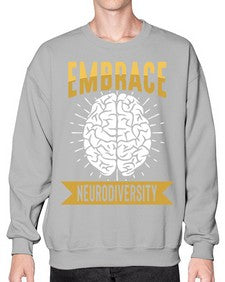 NewEmbraceNeurodiversity 199# - alzheimers- Sweatshirt - Crew
