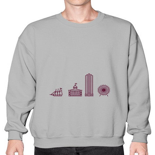 NorfolkVA 1495# - cities- Sweatshirt - Crew