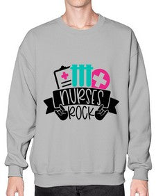 Nurses Rock Style Style 1253# - nurse- Sweatshirt - Crew