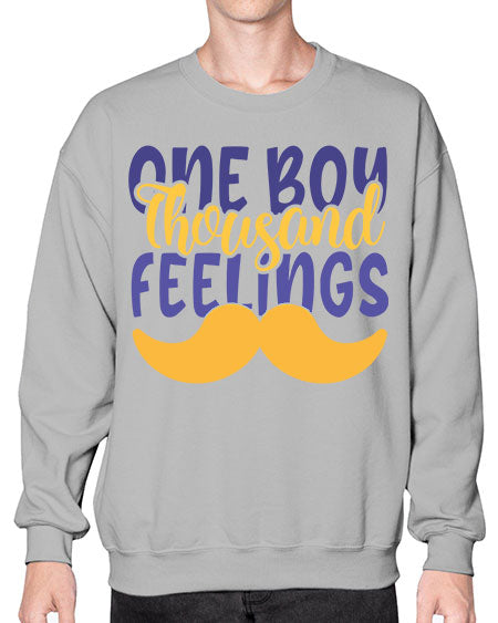 One Boy Thousand Feelings Style 173# - baby- Sweatshirt - Crew