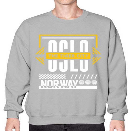 Oslo 1553# - cities- Sweatshirt - Crew
