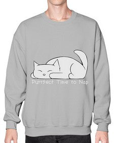 Perfect Time to Nap - cats- Sweatshirt - Crew