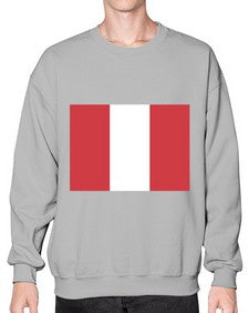 Peru 1599# - world flags- Sweatshirt - Crew