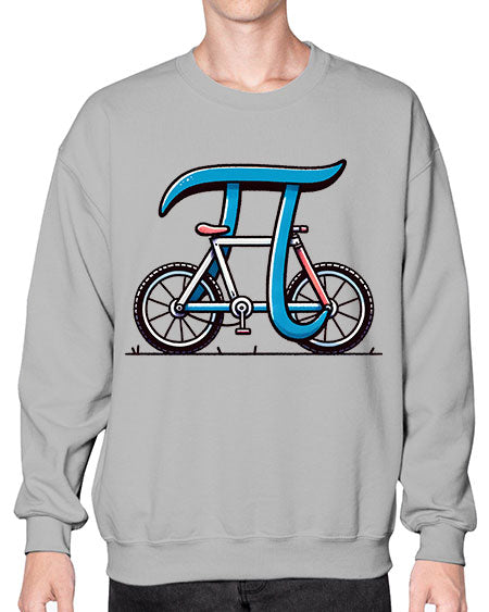 Pi Bicycle Sublimation Design 33# - pi- Sweatshirt - Crew