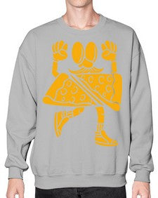 Pizza champ 202# - cartoon food- Sweatshirt - Crew
