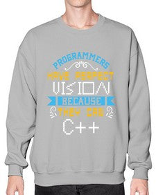 Programmers have perfect vision 18# - computer- Sweatshirt - Crew