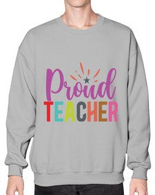 Proud Teacher 1343# - teacher- Sweatshirt - Crew