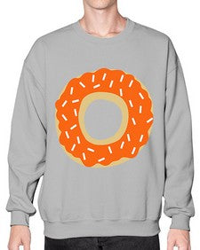 Pumpkindonut 204# - cartoon food- Sweatshirt - Crew