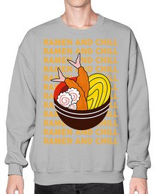 Ramen and Chill 1493# - Ramen- Sweatshirt - Crew