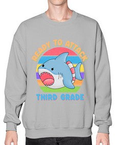 Ready to Attack third Grade 715# - third grade- Sweatshirt - Crew