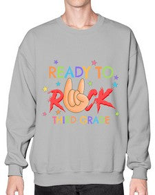 Ready to Rock third Grade 737# - third grade- Sweatshirt - Crew