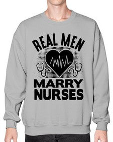 Real men Style 1349# - nurse- Sweatshirt - Crew
