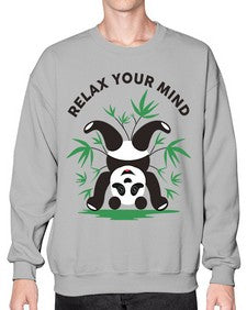 Relax Your Mind 496# - yoga- Sweatshirt - Crew