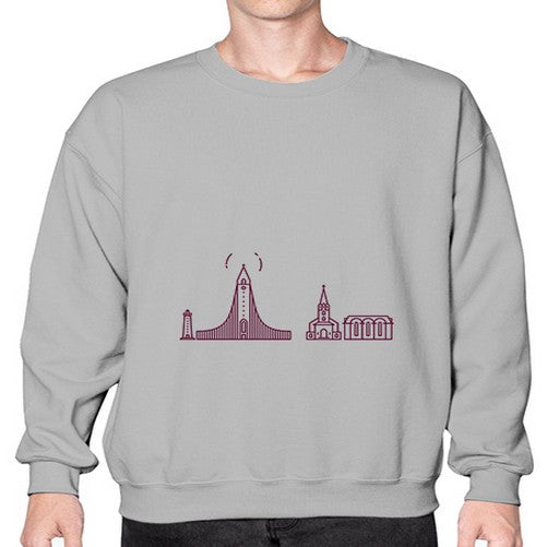 Reykjavik 1717# - cities- Sweatshirt - Crew