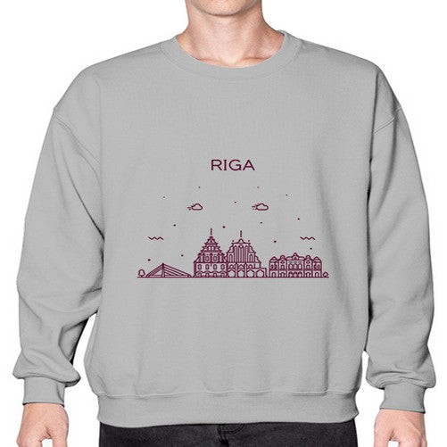 Riga 1727# - cities- Sweatshirt - Crew
