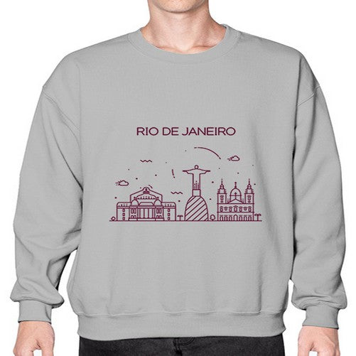 RioDeJaneiro 1735# - cities- Sweatshirt - Crew