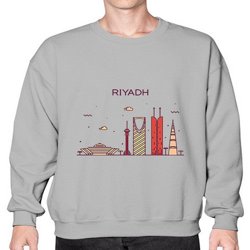 Riyadh 1742# - cities- Sweatshirt - Crew