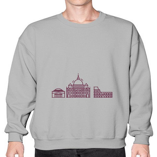 Rome 1749# - cities- Sweatshirt - Crew