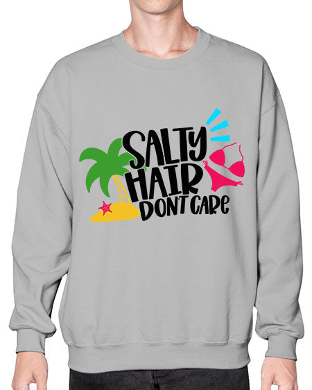 Salty Hair Dont Care Style 29# - summer- Sweatshirt - Crew