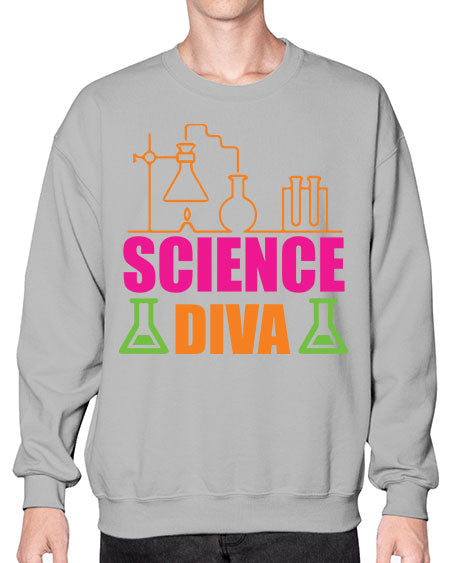 Science Diva 127# - general science- Sweatshirt - Crew