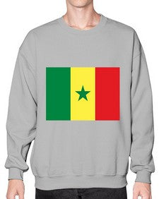 Senegal 1811# - world flags- Sweatshirt - Crew